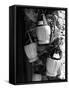 Display of Local Wine for Sale, Siena, Tuscany, Italy-Ruth Tomlinson-Framed Stretched Canvas