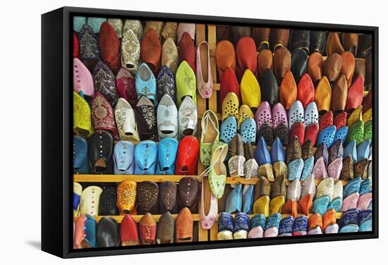 Display of Merchandise, Essaouira, Morocco, North Africa, Africa-Jochen Schlenker-Framed Stretched Canvas