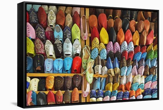 Display of Merchandise, Essaouira, Morocco, North Africa, Africa-Jochen Schlenker-Framed Stretched Canvas