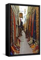 Display of Merchandise, Essaouira, Morocco, North Africa, Africa-Jochen Schlenker-Framed Stretched Canvas