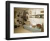 Display of Old Opal Miners Home, Coober Pedy, Outback, Australia-David Wall-Framed Photographic Print