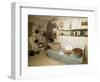 Display of Old Opal Miners Home, Coober Pedy, Outback, Australia-David Wall-Framed Photographic Print