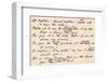 Display of Poem by Walt Whitman on Abraham Lincoln's Death-null-Framed Photographic Print