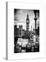 Display of Poscards of London with Big Ben in the background - London - England - United Kingdom-Philippe Hugonnard-Stretched Canvas