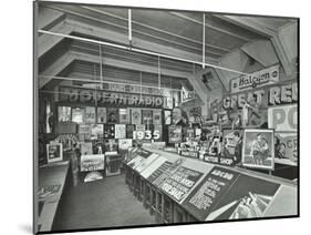 Display of Posters at a Training Centre, Deptford, London, 1935-null-Mounted Photographic Print