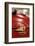 Display of race winning Indian motorcycle once raced by Burt Munroe at E. Hayes & Sons, Invercar...-null-Framed Photographic Print