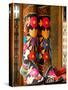 Display of Shoes for Sale at Vendors Booth, Spice Market, Istanbul, Turkey-Darrell Gulin-Stretched Canvas