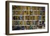 Display of Textiles and Fabrics at Market in Kumasi, Ghana-null-Framed Giclee Print