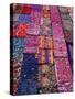 Display of Textiles, Antigua Guatemala, Guatemala-Alfredo Maiquez-Stretched Canvas