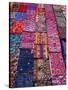 Display of Textiles, Antigua Guatemala, Guatemala-Alfredo Maiquez-Stretched Canvas