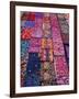 Display of Textiles, Antigua Guatemala, Guatemala-Alfredo Maiquez-Framed Photographic Print