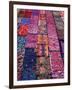 Display of Textiles, Antigua Guatemala, Guatemala-Alfredo Maiquez-Framed Photographic Print