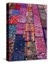 Display of Textiles, Antigua Guatemala, Guatemala-Alfredo Maiquez-Stretched Canvas