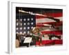 Display of Us Military Weapons, National World War Two Museum, New Orleans, Louisiana, USA-Walter Bibikow-Framed Photographic Print