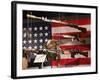 Display of Us Military Weapons, National World War Two Museum, New Orleans, Louisiana, USA-Walter Bibikow-Framed Photographic Print