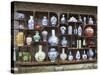 Display of Vases at the Qing and Ming Ancient Pottery Factory, Jingdezhen City, Jiangxi Province-Christian Kober-Stretched Canvas