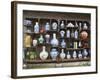 Display of Vases at the Qing and Ming Ancient Pottery Factory, Jingdezhen City, Jiangxi Province-Christian Kober-Framed Photographic Print