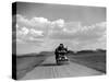 Disposed Family Traveling West-Peter Stackpole-Stretched Canvas