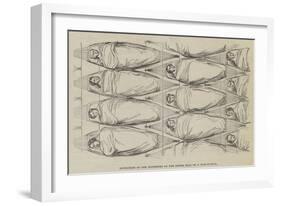 Disposition of the Hammocks on the Lower Deck of a Man-Of-War-null-Framed Giclee Print