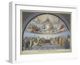 Disputa, Ca. 1771-79-Giovanni Volpato-Framed Giclee Print