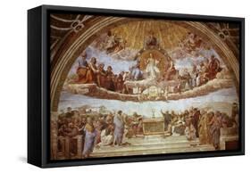 Disputa del Sacramento-Raphael-Framed Stretched Canvas