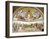 Disputa, from the Stanza della Segnatura, 1508-11-Raphael-Framed Giclee Print