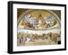 Disputa, from the Stanza della Segnatura, 1508-11-Raphael-Framed Giclee Print