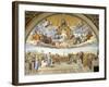 Disputa, from the Stanza della Segnatura, 1508-11-Raphael-Framed Giclee Print