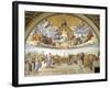 Disputa, from the Stanza della Segnatura, 1508-11-Raphael-Framed Giclee Print