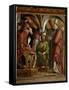 Disputation of St.Augustine With Heretics-Michael Pacher-Framed Stretched Canvas