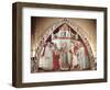 Disputation of St. Stephen, Scene from Stories of St. Stephen, 1435-1440-Paolo Uccello-Framed Giclee Print