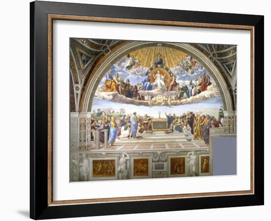 Disputation of the Holy Sacrament-Raphael-Framed Giclee Print