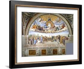 Disputation of the Holy Sacrament-Raphael-Framed Giclee Print