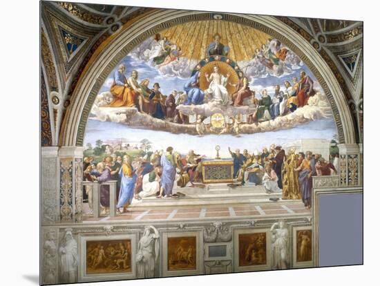 Disputation of the Holy Sacrament-Raphael-Mounted Giclee Print