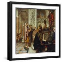 Disputation with the Doctors-Juan de Valdes Leal-Framed Premium Giclee Print