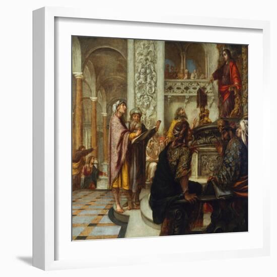 Disputation with the Doctors-Juan de Valdes Leal-Framed Giclee Print