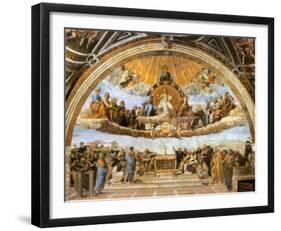 Dispute at the Eucharist-Raphael-Framed Art Print