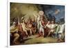 Dispute Between Achilles and Agamemnon, Fulcrum of Cycle with Stories of Iliad-Felice Giani-Framed Giclee Print