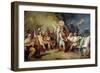 Dispute Between Achilles and Agamemnon, Fulcrum of Cycle with Stories of Iliad-Felice Giani-Framed Giclee Print