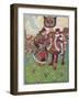 Dispute Between Executioner, King and Queen-Charles Robinson-Framed Art Print