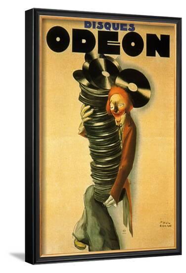 Disques Odeon, c.1932-Paul Colin-Framed Art Print