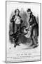 Disraeli, Cat, Bag, Lord-John Tenniel-Mounted Art Print