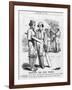 Disraeli, Cricket Innings-John Tenniel-Framed Art Print