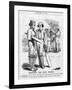 Disraeli, Cricket Innings-John Tenniel-Framed Art Print