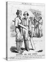 Disraeli, Cricket Innings-John Tenniel-Stretched Canvas