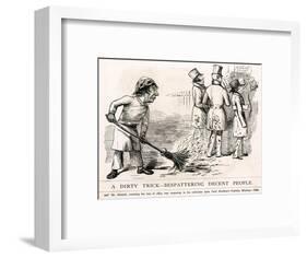 Disraeli, Crossing Sweep-null-Framed Art Print