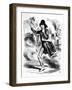 Disraeli, Derby Card-John Tenniel-Framed Art Print