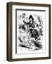 Disraeli, Derby Card-John Tenniel-Framed Art Print