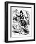 Disraeli, Derby Card-John Tenniel-Framed Art Print