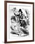 Disraeli, Derby Card-John Tenniel-Framed Art Print